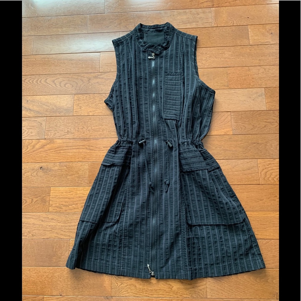 🖤BLANQUE BLACK PINSTRIPE VEST/JACKET/TUNIC TOP🖤